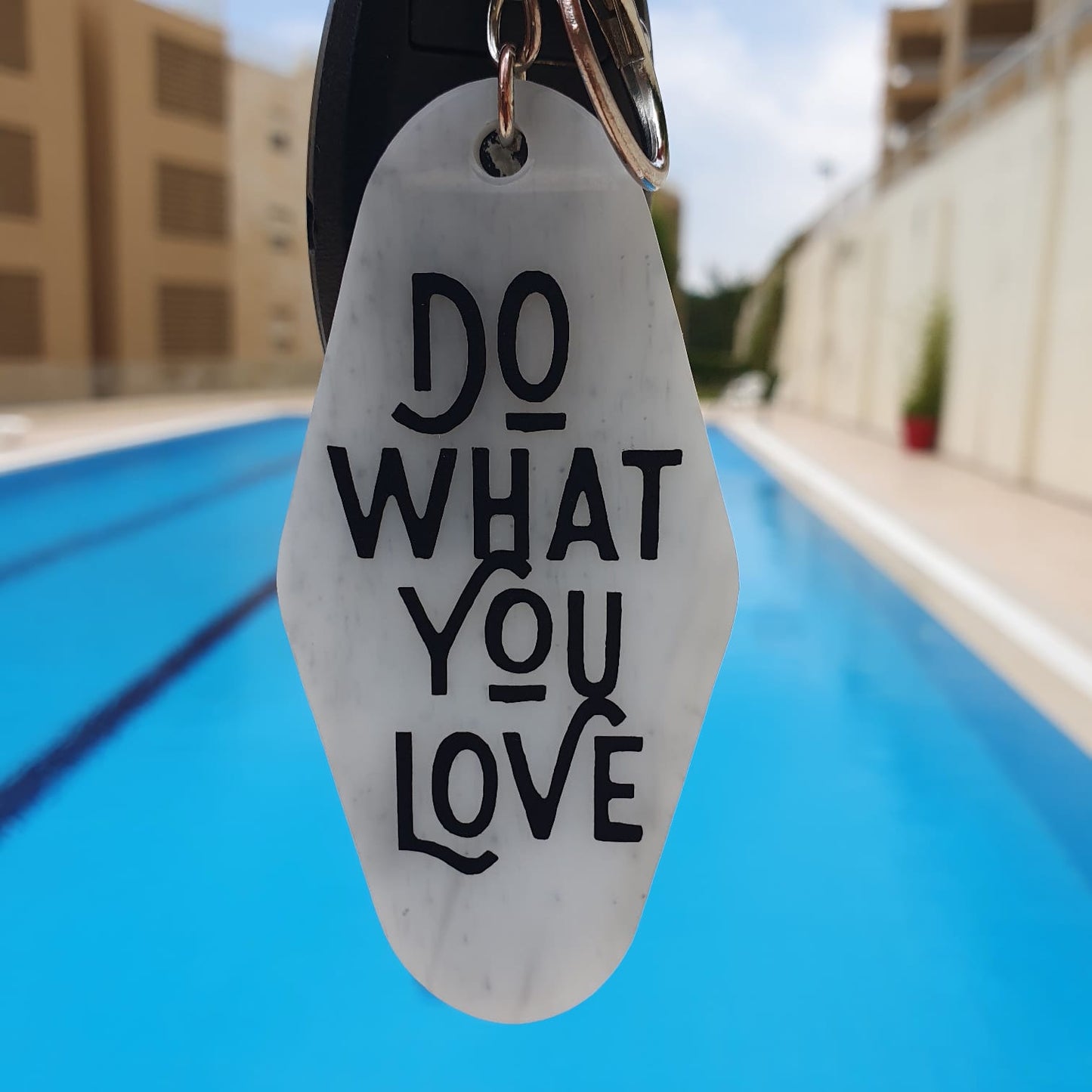 DO WHAT YOU LOVE KEYCHAIN