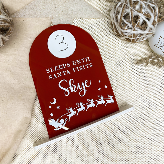 CHRISTMAS COUNTDOWN ARCH | Multiple Colors | FREE Whiteboard Marker Included