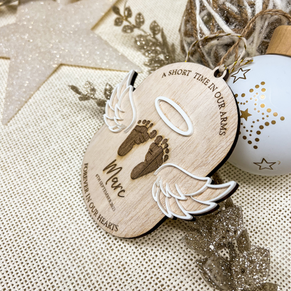 FOOTPRINTS MEMORIAL CHRISTMAS ORNAMENT