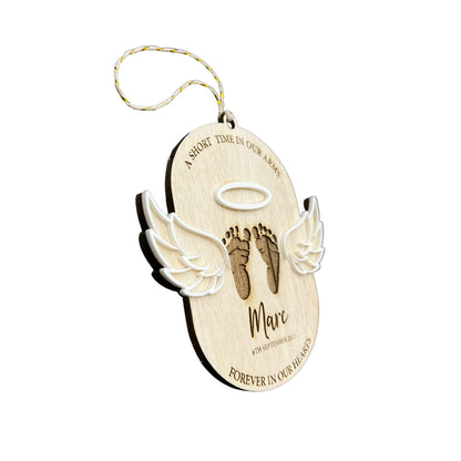 FOOTPRINTS MEMORIAL CHRISTMAS ORNAMENT