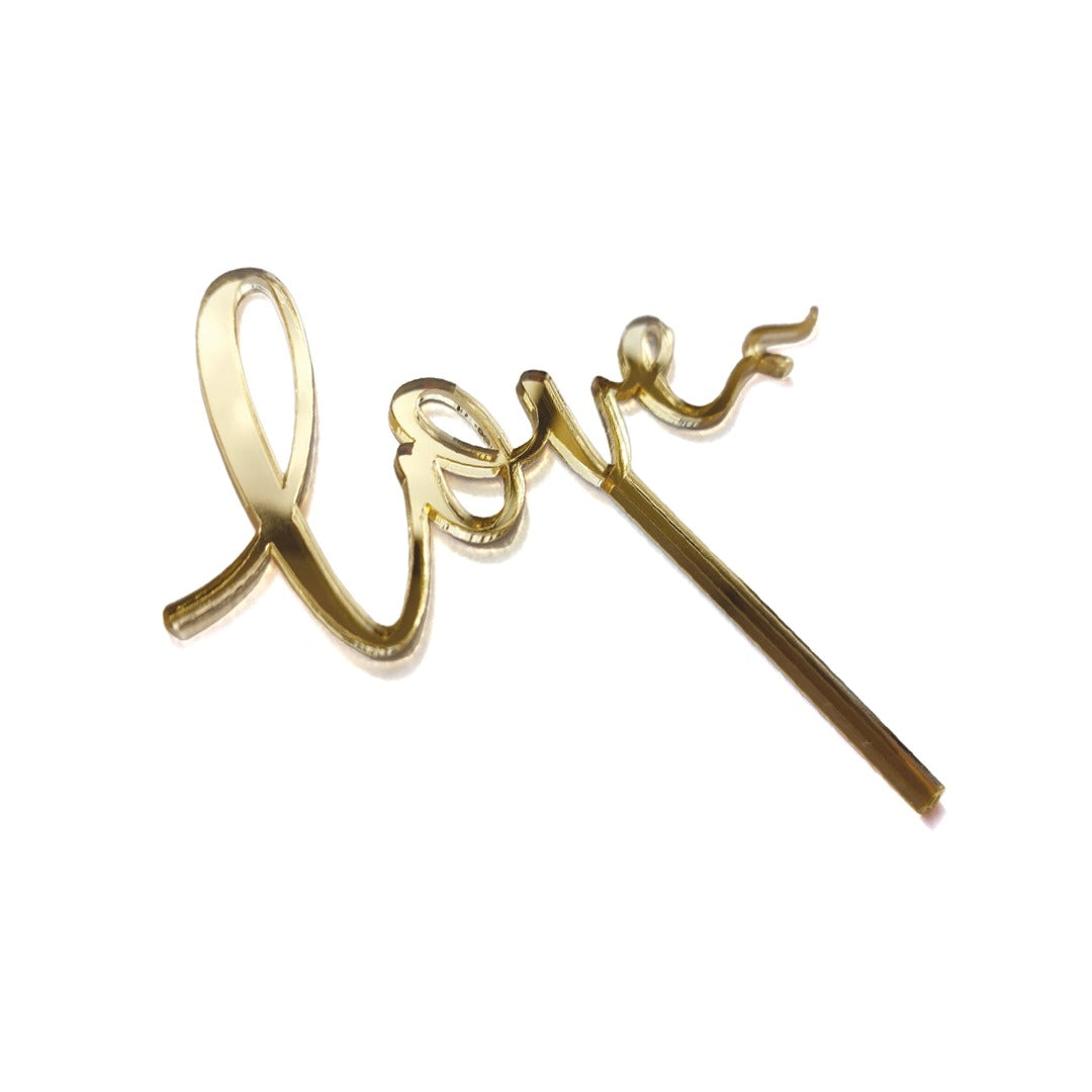 LOVE CAKE TOPPER