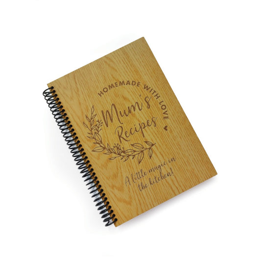 PERSONALIZED WOODEN RECIPE BOOKLET