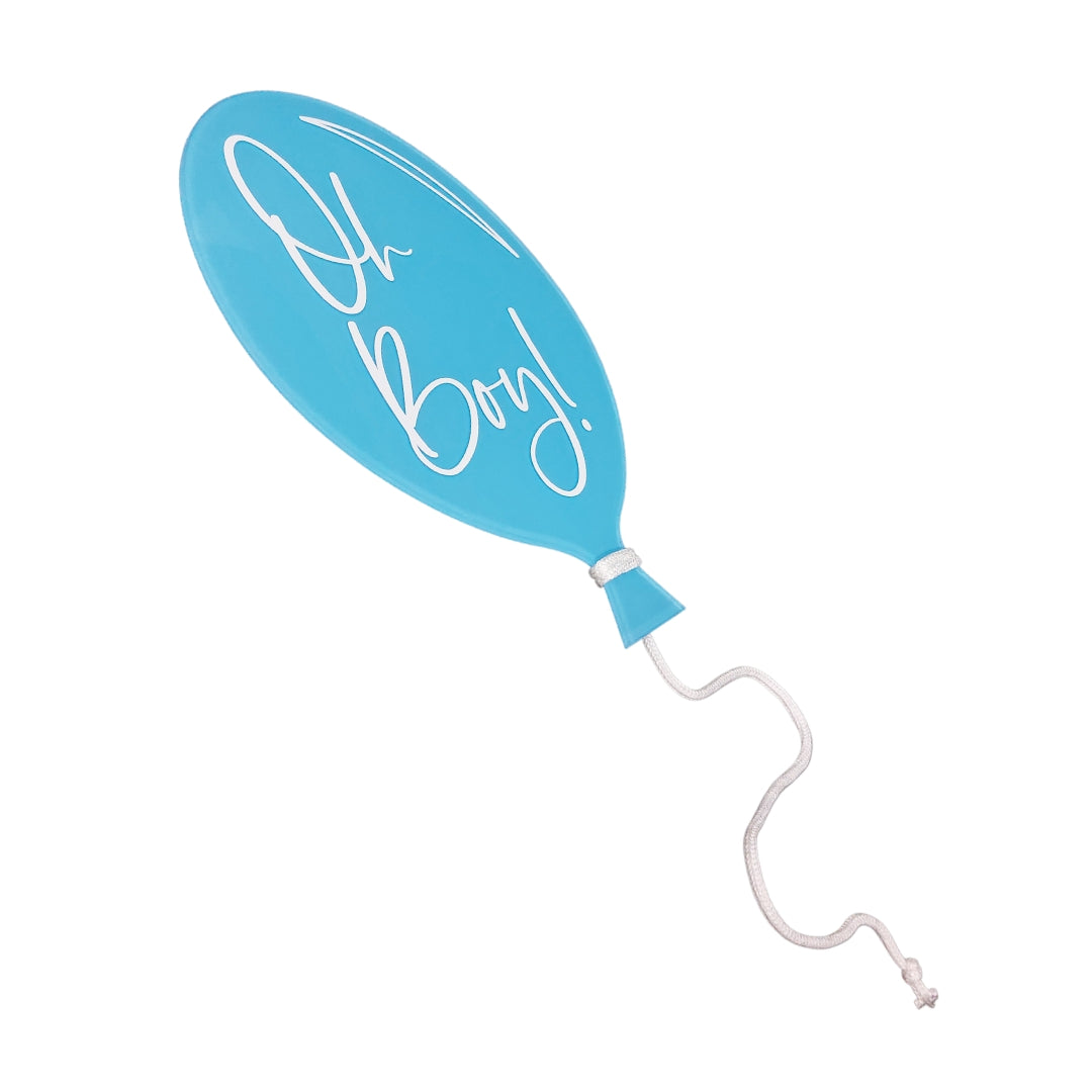 OH BOY! BALLOON Birth Announcement | CUSTOMIZED | Multiple Colors