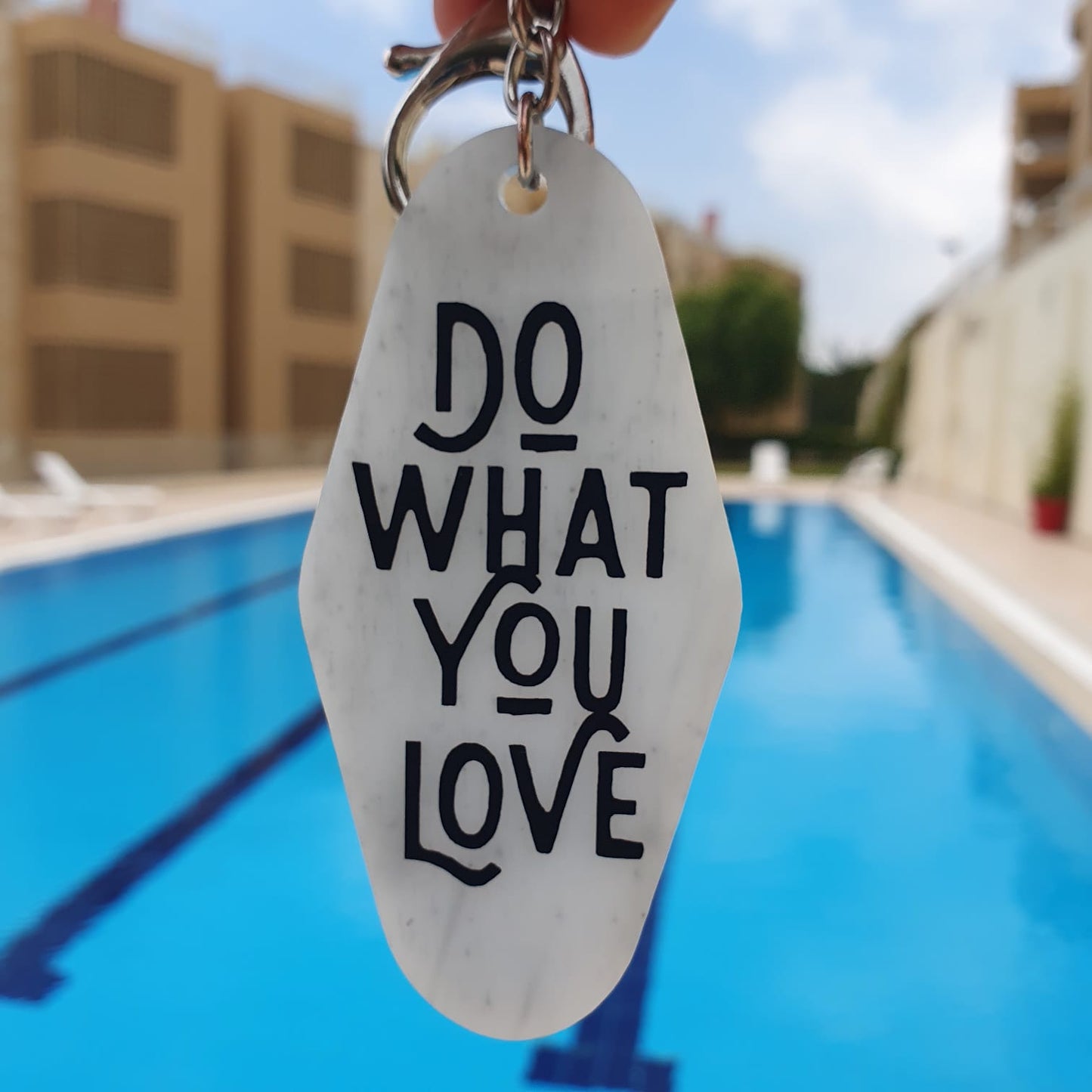 DO WHAT YOU LOVE KEYCHAIN