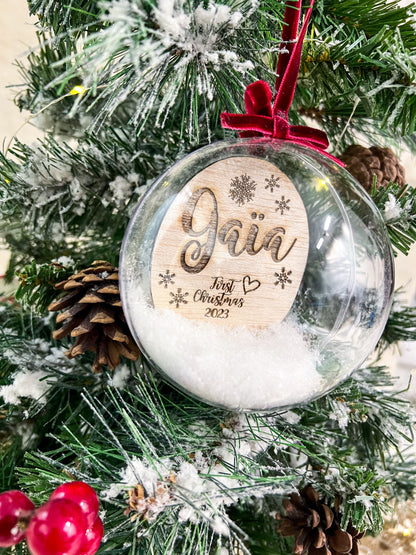 3D ORNAMENT | Personalized | Multiple Styles & Ribbon Colors