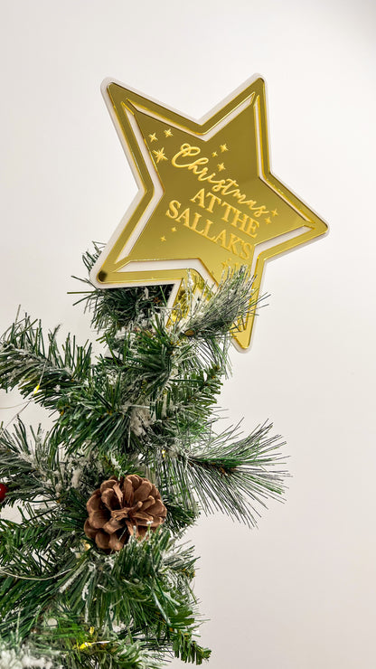 CHRISTMAS TREE STAR TOPPER