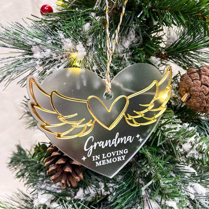 HEART MEMORIAL ORNAMENT